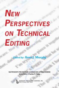 New Perspectives on Technical Editing