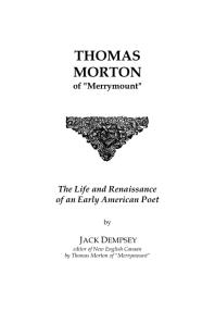 Thomas Morton of Merrymount