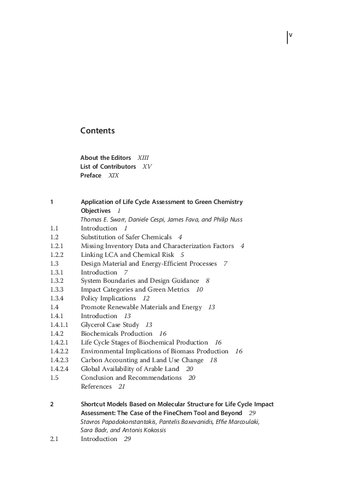 Handbook of Green Chemistry - Tools for Green Chemistry