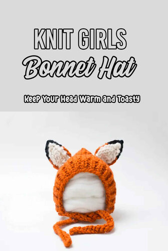 Knit Girls Bonnet Hat: Keep Your Head Warm and Toasty: Bonnets Patterns to Dress Up Your Holiday Outfit