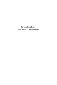 Globalization and Social Exclusion : A Transformationalist Perspective