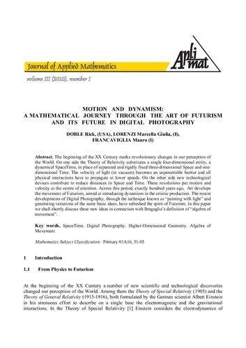 MOTION AND DYNAMISM: A MATHEMATICAL JOURNEY THROUGH THE ART OF FUTURISM AND ITS FUTURE IN DIGITAL PHOTOGRAPHY