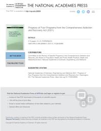 Progress of Four Programs from the Comprehensive Addiction and Recovery Act