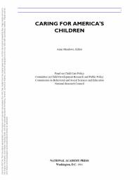 Caring for America's Children