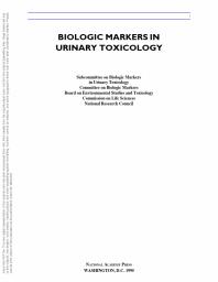 Biologic Markers in Urinary Toxicology