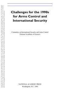 Challenges for the 1990s for Arms Control and International Security