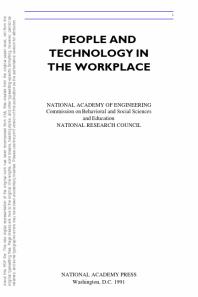 People and Technology in the Workplace