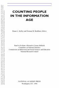 Counting People in the Information Age