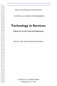 Technology in Services : Policies for Growth, Trade, and Employment