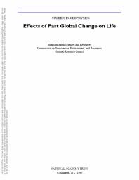 Effects of Past Global Change on Life
