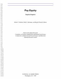 Pay Equity : Empirical Inquiries