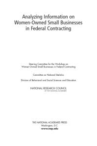 Analyzing Information on Women-Owned Small Businesses in Federal Contracting