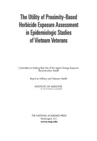 The Utility of Proximity-Based Herbicide Exposure Assessment in Epidemiologic Studies of Vietnam Veterans