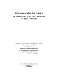 Capabilities for the Future : An Assessment of NASA Laboratories for Basic Research