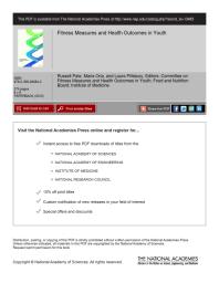 Fitness Measures and Health Outcomes in Youth