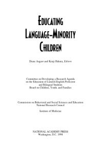 Educating Language-Minority Children
