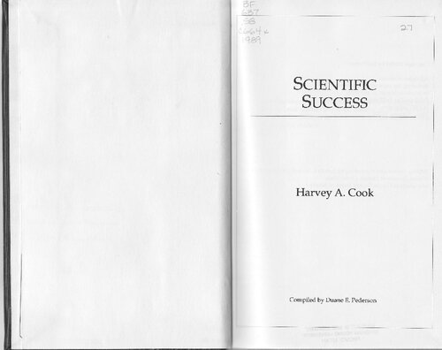 Scientific Success