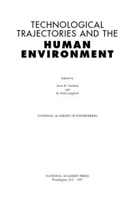 Technological Trajectories and the Human Environment