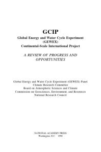 Global Energy and Water Cycle Experiment (GEWEX) Continental-Scale International Project : A Review of Progress and Opportunities