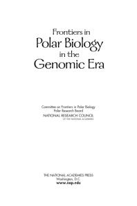 Frontiers in Polar Biology in the Genomic Era