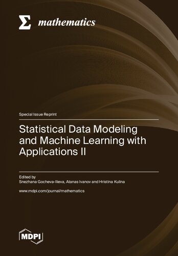 Statistical Data Modeling and Machine Learning with Applications II