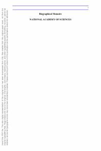 Biographical Memoirs : Volume 73