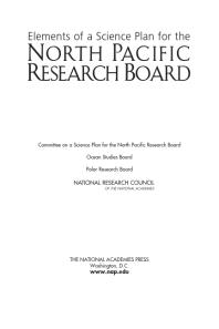 Elements of a Science Plan for the North Pacific Research Board
