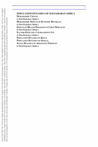 Effects of Health Programs on Child Mortality in Sub-Saharan Africa