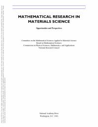 Mathematical Research in Materials Science : Opportunities and Perspectives