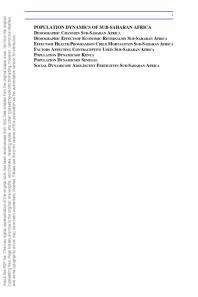 Factors Affecting Contraceptive Use in Sub-Saharan Africa
