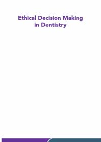 Ethical Decision Making in Dentistry