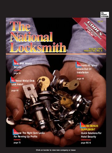The National Locksmith: Volume 66, Number 8