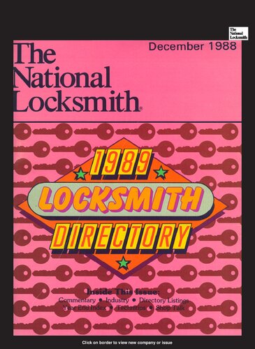The National Locksmith: Volume 59, Number 12
