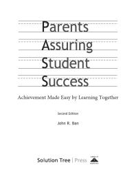 Parents Assuring Student Success : Achievement Made Easy by Learning Together