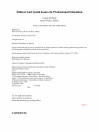 Ethical and Social Issues in Professional Education