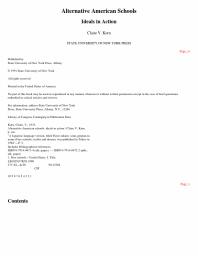 Alternative American Schools : Ideals in Action