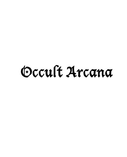 Occult Arcana