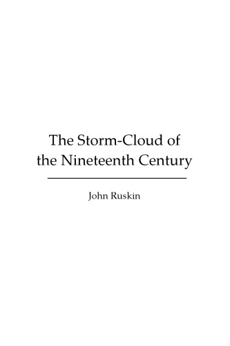 The Storm-Cloud of the Nineteenth Century 