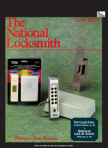 The National Locksmith: Volume 64, Number 6