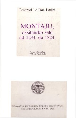 Montaju, oksitansko selo od 1294. do 1324.