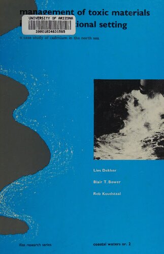 Management of toxic materials in an international setting : a case study of cadmium in the North Sea