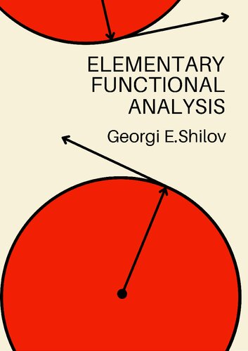 Elementary Functional Analysis