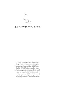 Bye-Bye Charlie : Stories from the Vanishing World of Kew Cottages