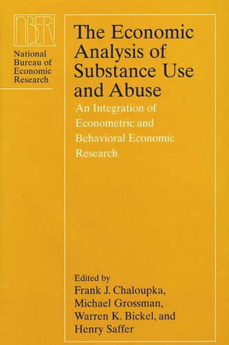 The Economic Analysis of Substance Use and Abuse: An Integration of Econometric and Behavioral Economic Research