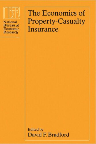 The Economics of Property-Casualty Insurance