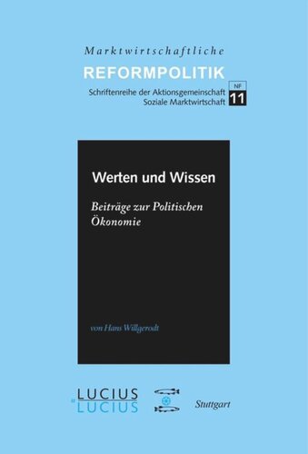 BAND Werten und Wissen: Beiträge zur Politischen Ökonomie