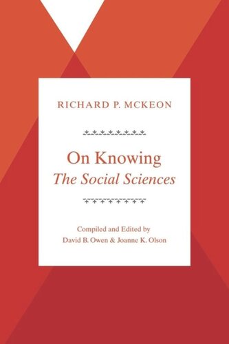 On Knowing--The Social Sciences