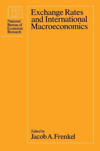 Exchange Rates and International Macroeconomics