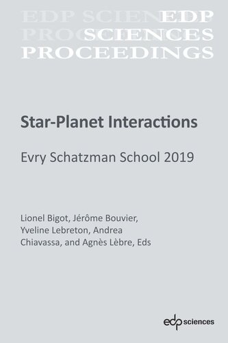 Star-Planet Interactions: Evry Schatzman School 2019