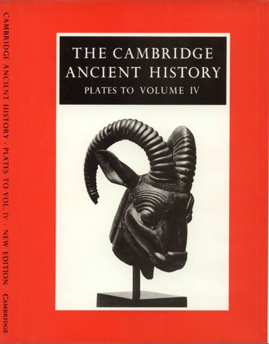 The Cambridge Ancient History: Plates to Volume 4